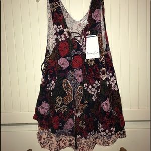 Floral Patterned Tank Top